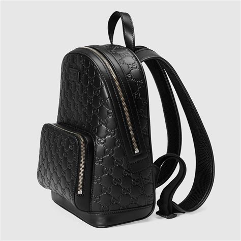 used black gucci backpack|black Gucci backpack for women.